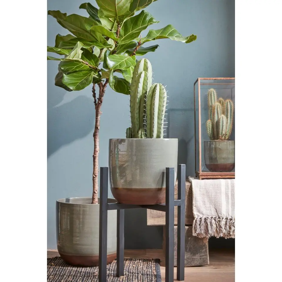 Mica Decorations Ascot Plantenstandaard XL - H49,5 cm - Zwart