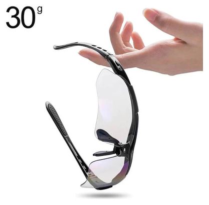 Lunettes de cyclisme photochromiques Rockbros 10141 UV400 - Rouge