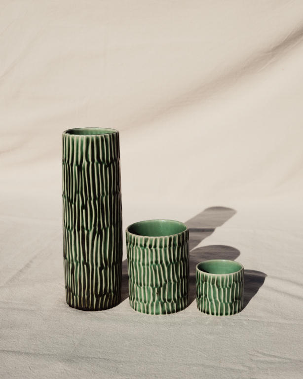Serax Verde Lanza by Pascale Naessens vaas M