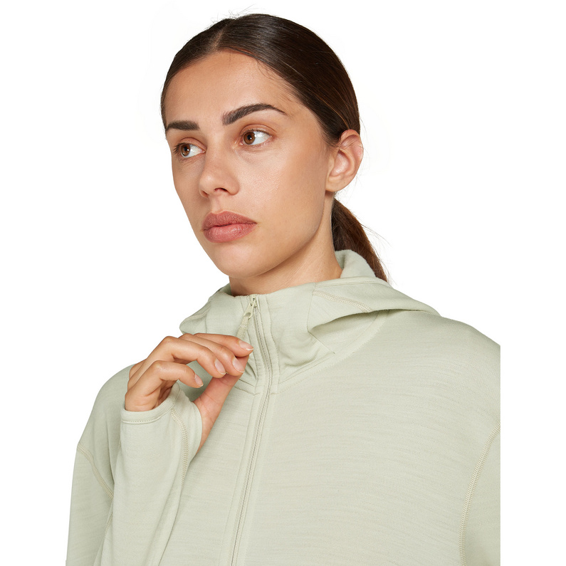 Icebreaker Damen 360 Realfleece Elemental Hoodie Jacke