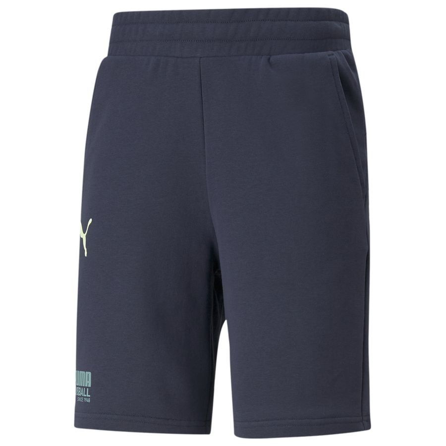 PUMA Short d'Entraînement FUßBALL - Bleu Marine