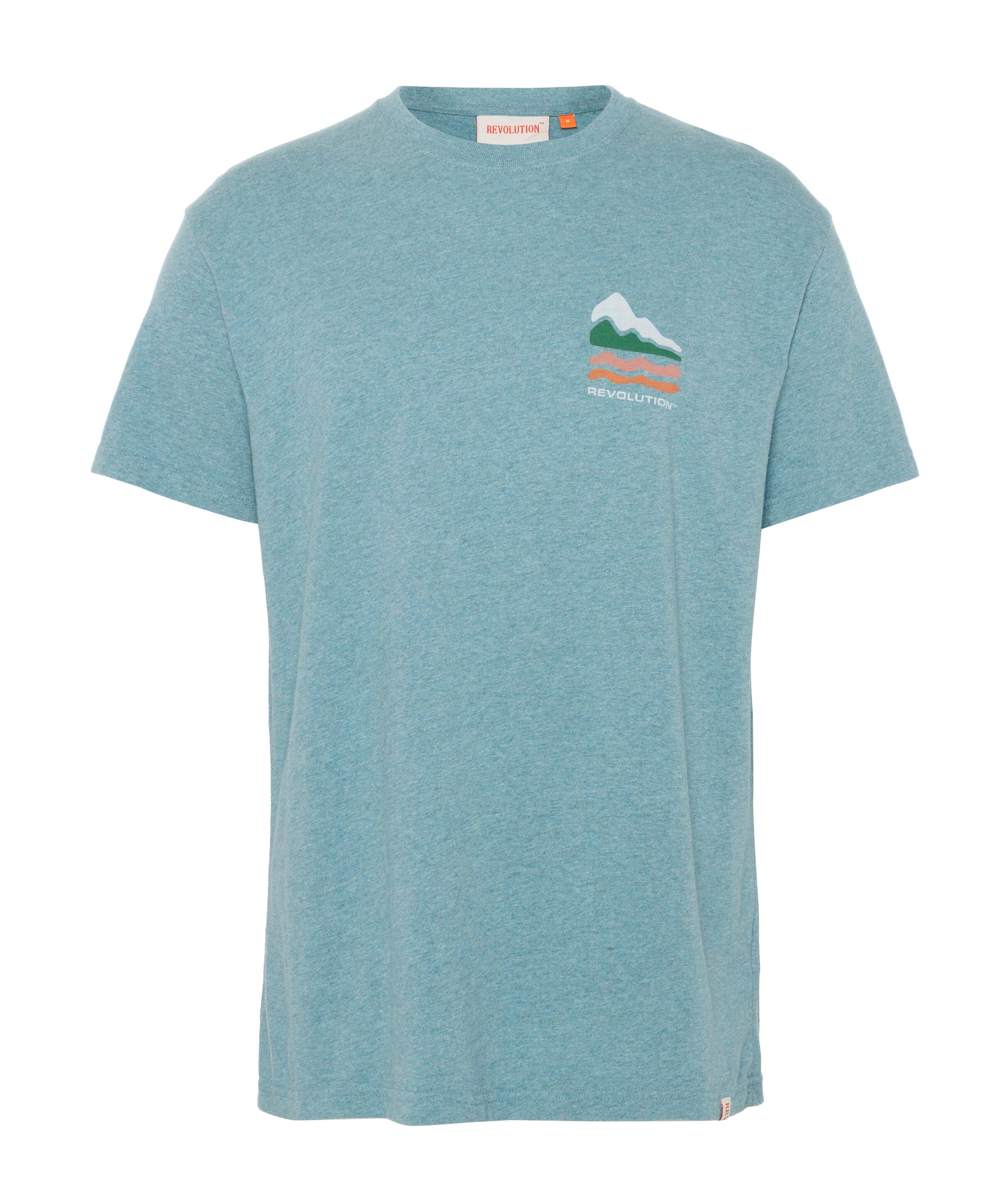 Revolution Heren T-shirt blauw