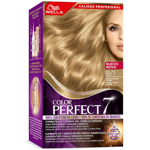 Wella Color Perfect 7 - 100% Cobertura De Canas 8/1-rubio Ceniza