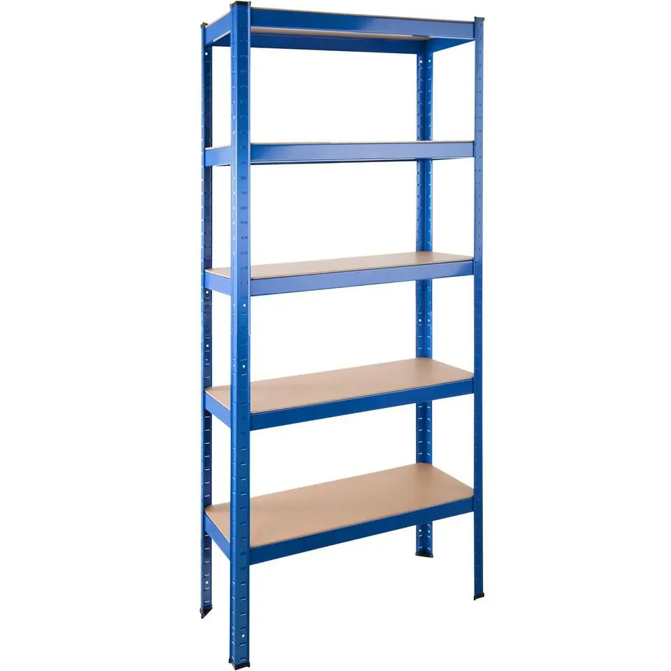 tectake Opslagrek 5 niveaus, Blauw
