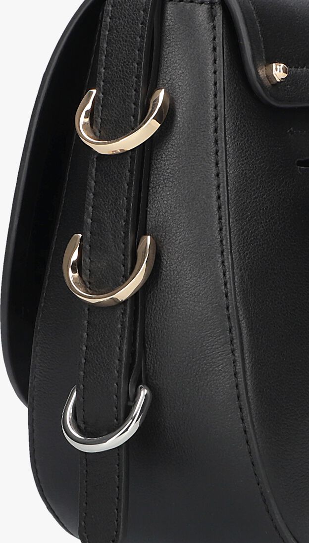 zwarte pinko schoudertas saddle classic