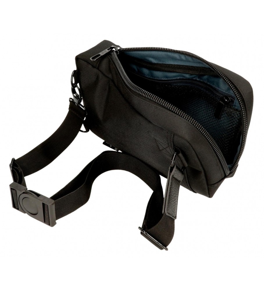 Pepe Jeans Bandolera rionera Leighton negro