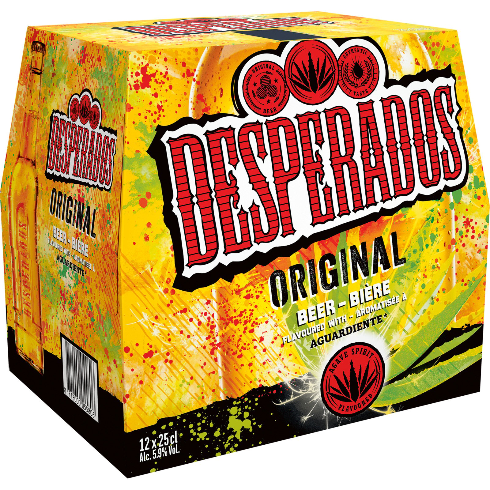 Desparados Original Bier 12 x 25 cl Glas