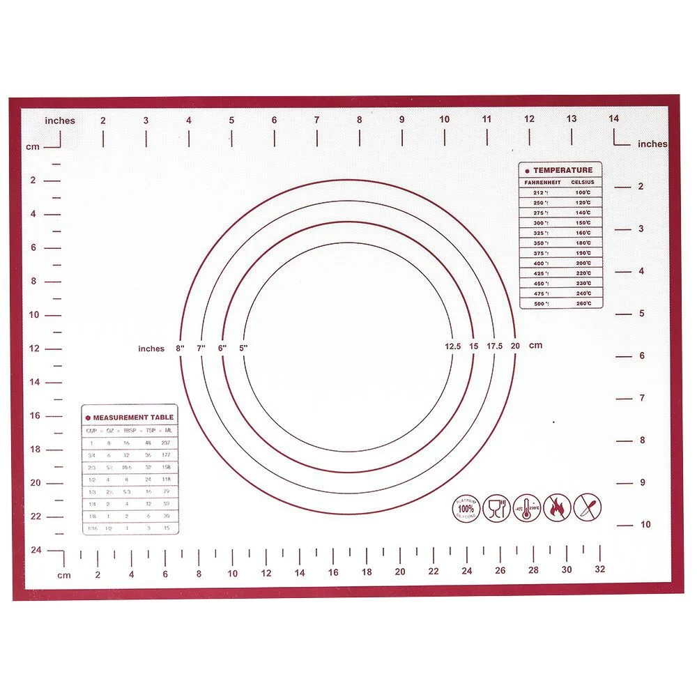 Tapis de pâtisserie en silicone