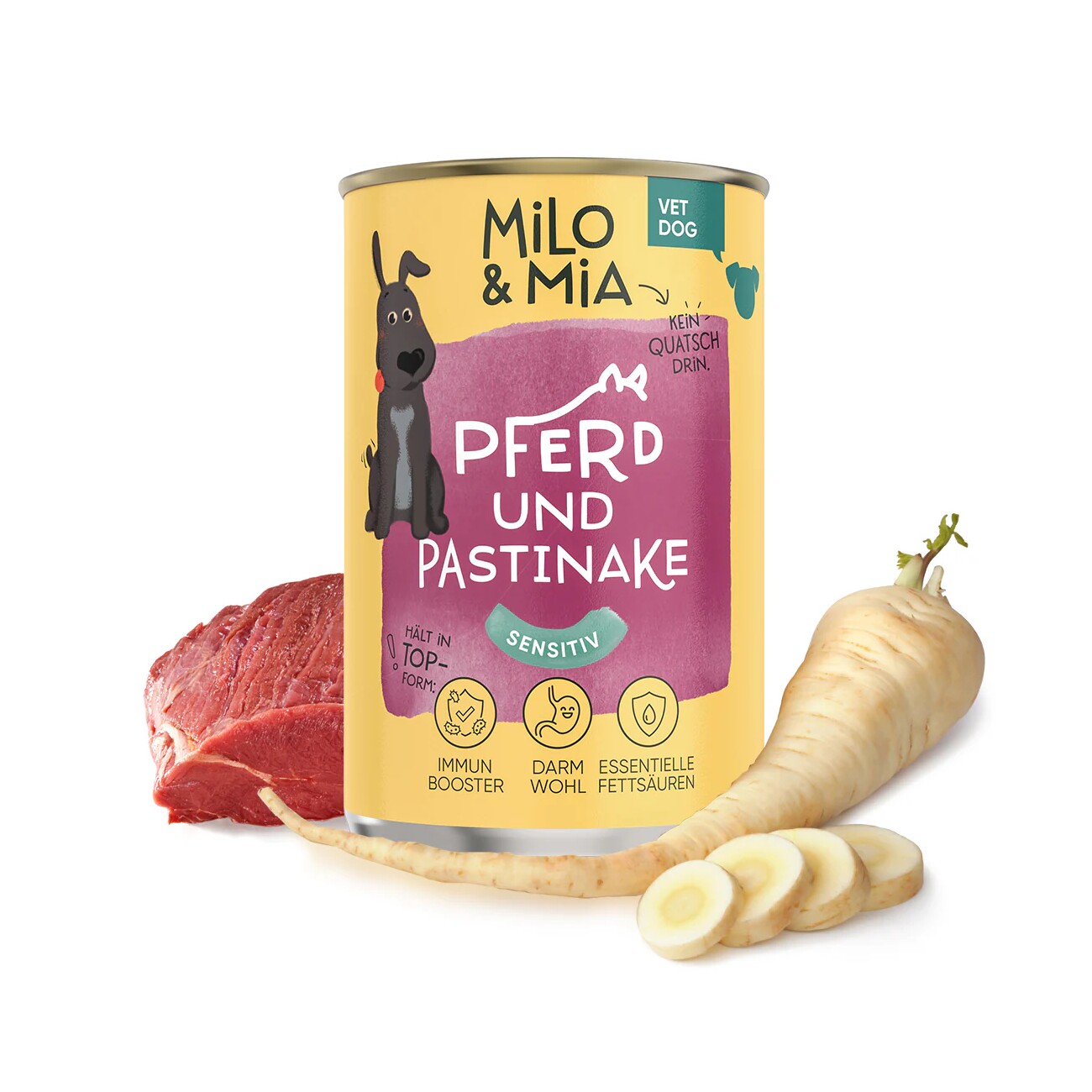 Milo & Mia Pferd & Pastinake 6x400 g