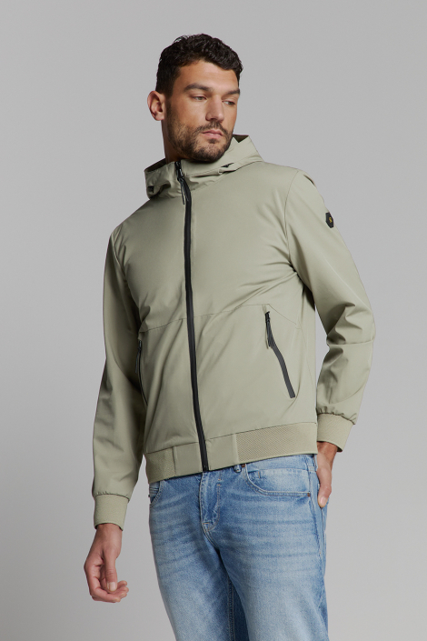 NO-EXCESS groene heren jas