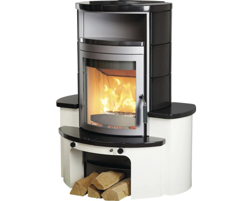 Hark Avenso GT ECOplus keramische haardset, zwart, 8 kW
