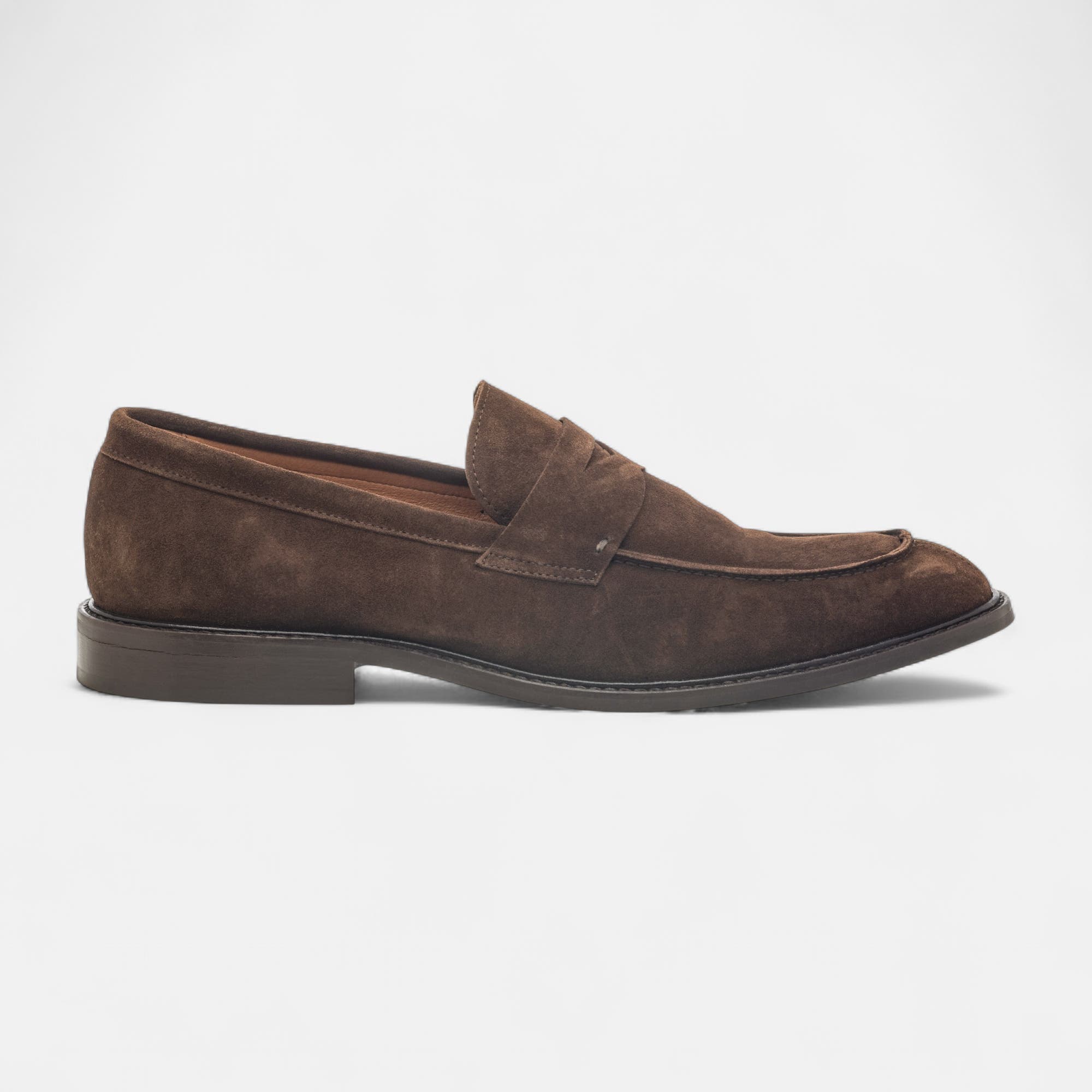 Mocassins Homme en cuir marron