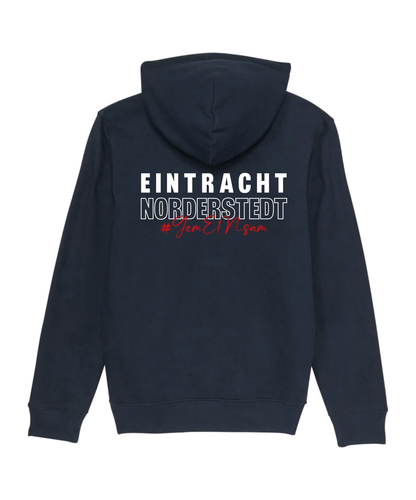 Bolzplatzkind x FC Eintracht Norderstedt Hoody Navy Weiss