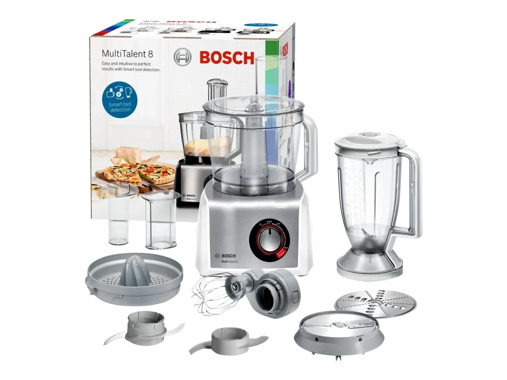 Bosch MultiTalent 8 MC812S820 - Køkkenmaskine - 1250 W - hvid