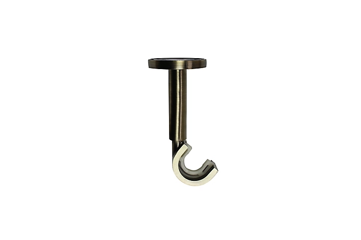 Support universel pour barre à rideau extensible plafond GoodHome Antiki doré