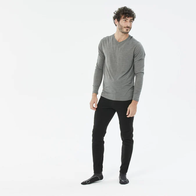 Decathlon Quechua - Calça Legging de Caminhada Masculina Quechua MH100 em Fleece