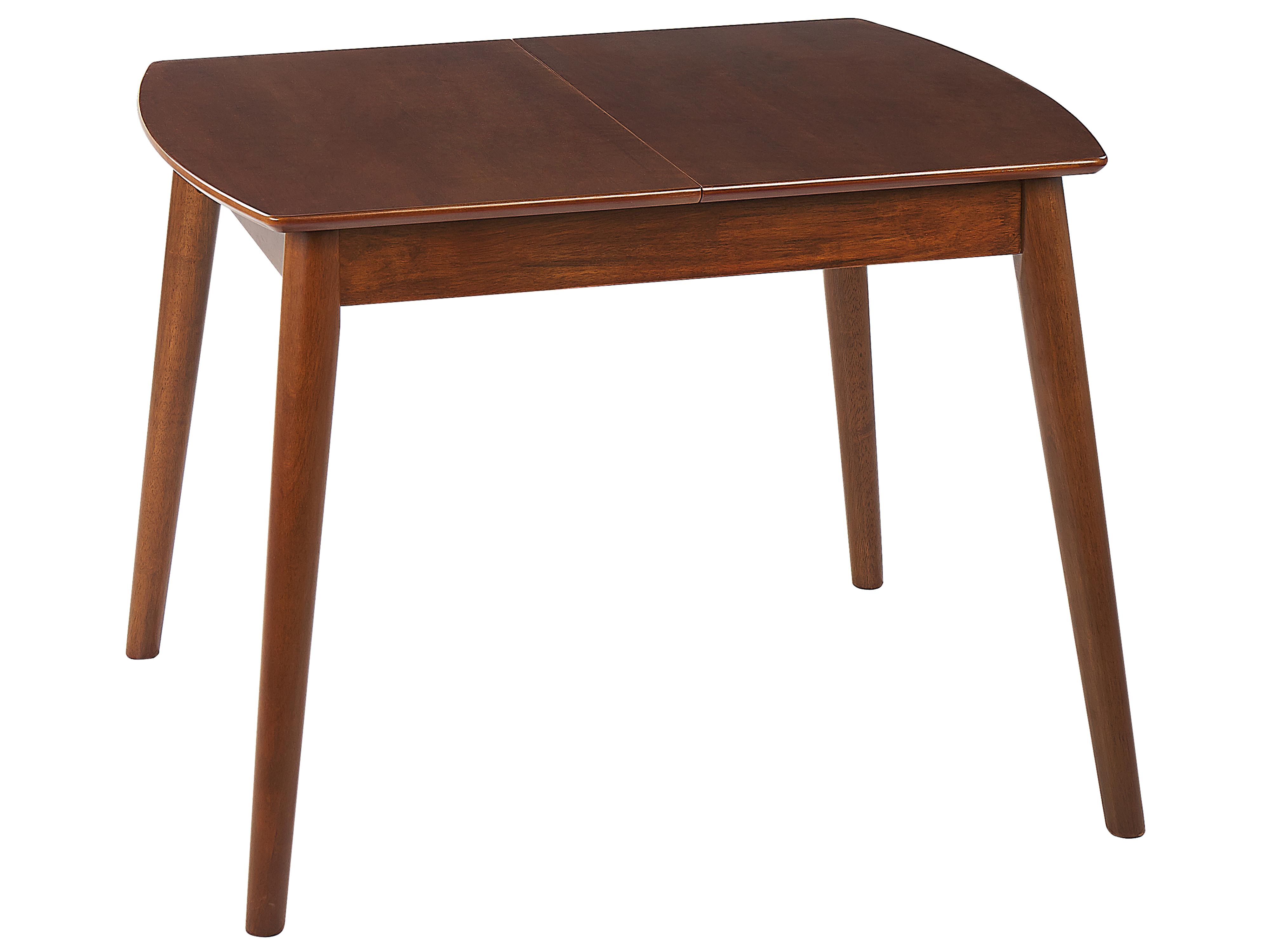 Eettafel uitschuifbaar TOMS Donkerbruin 80 cm 100/130 cm