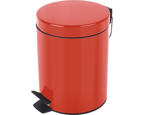 Spirella Sydney 3L pedaalemmer, glanzend rood
