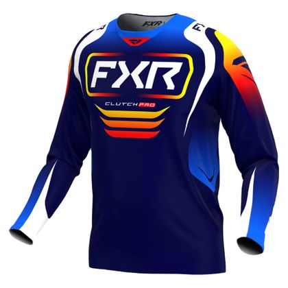 Maillot cross FXR CLUTCH PRO MX 25 2025 - Bleu / Rouge