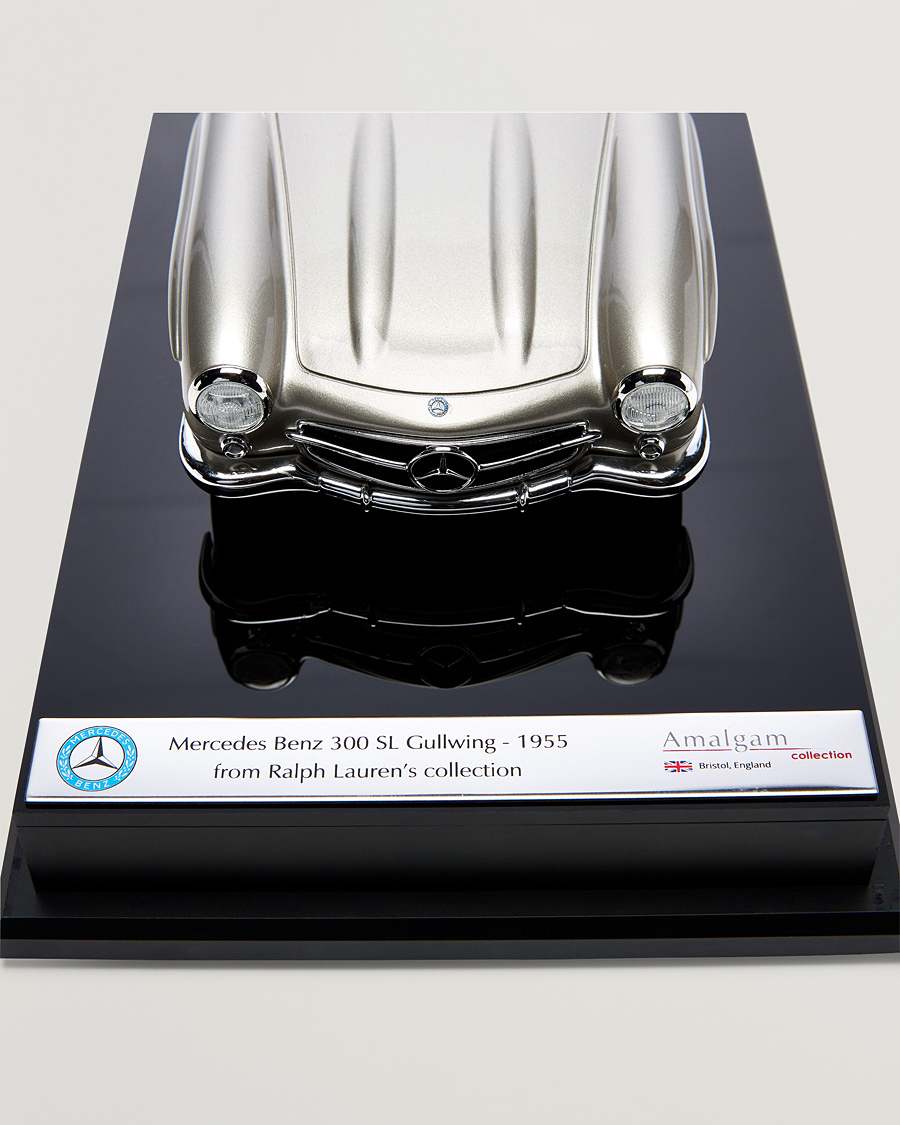 Ralph Lauren Home 1955 Mercedes Gullwing Coupe Model Car Silver