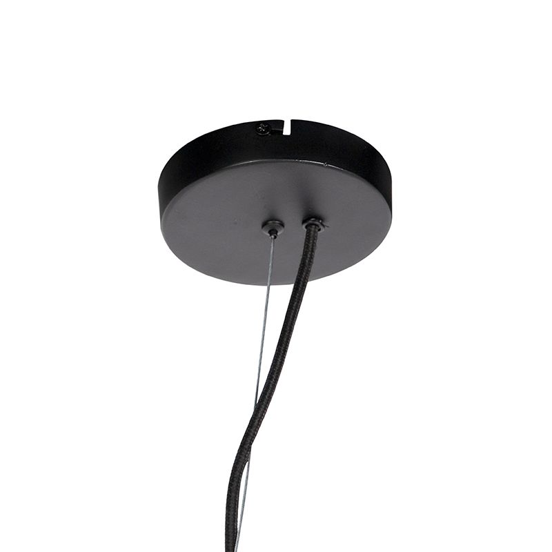 Oosterse hanglamp zwart - Nidum Gran