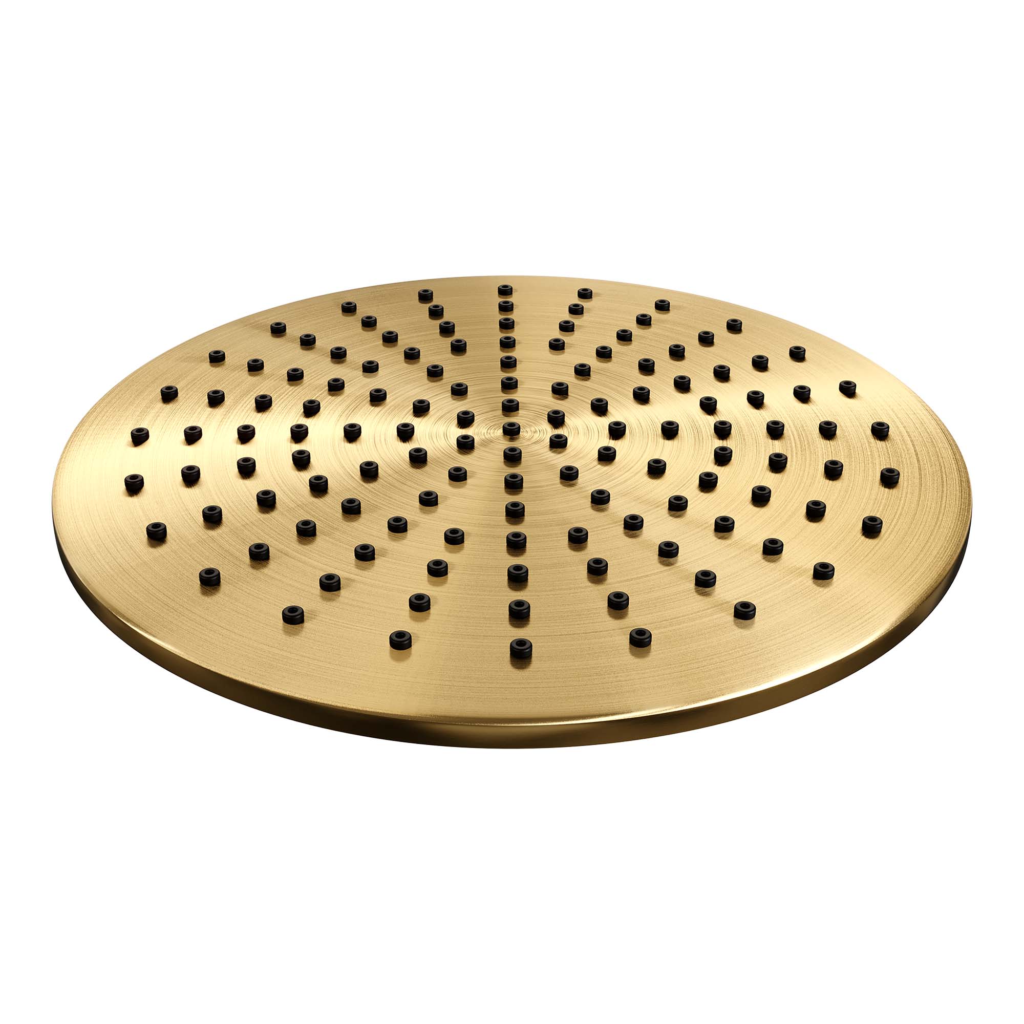 Brauer Gold Carving opbouw regendouche met 30cm douchekop en 3 standen handdouche geborsteld messing PVD