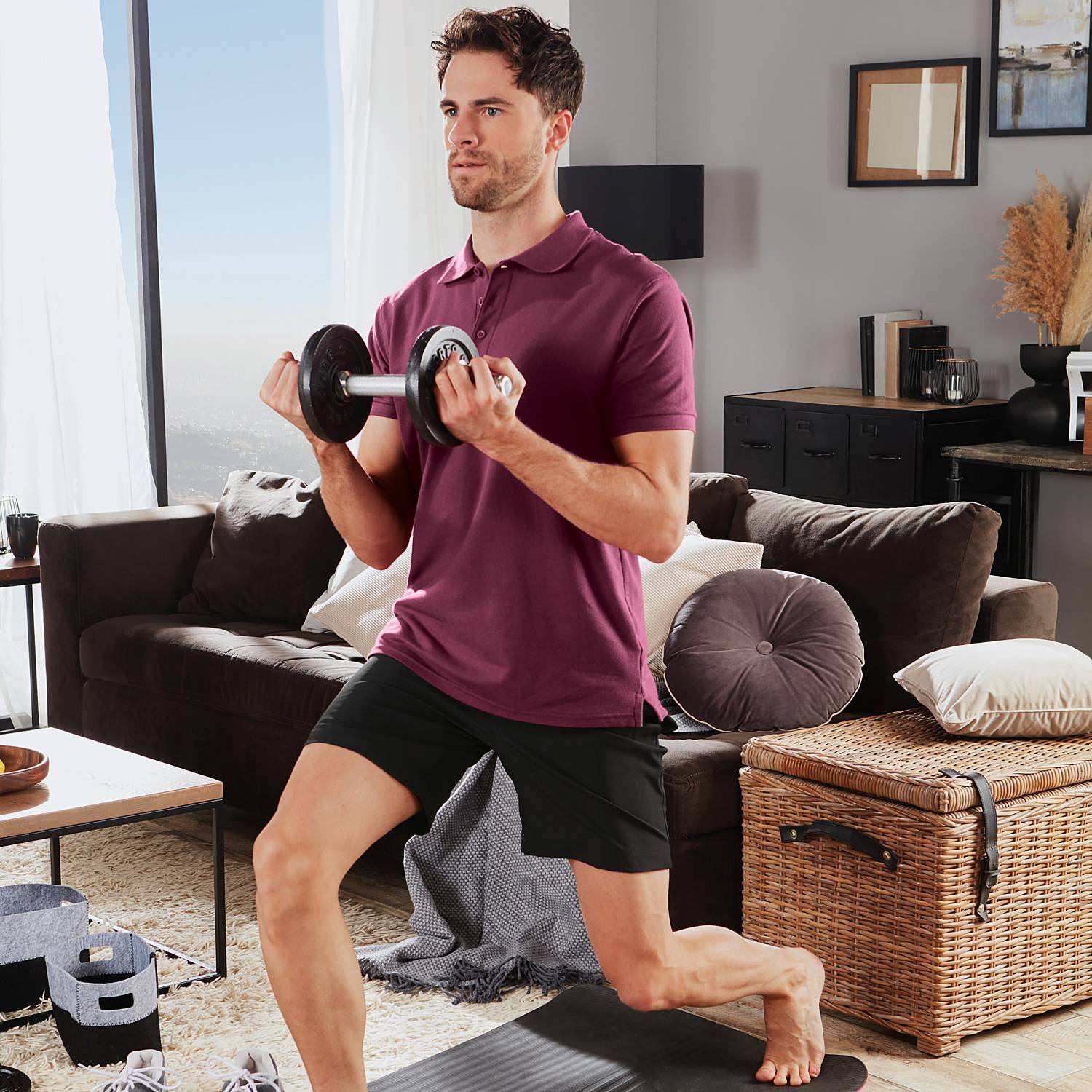 Erwin Müller Microfaser Herren-Freizeithose, kurz