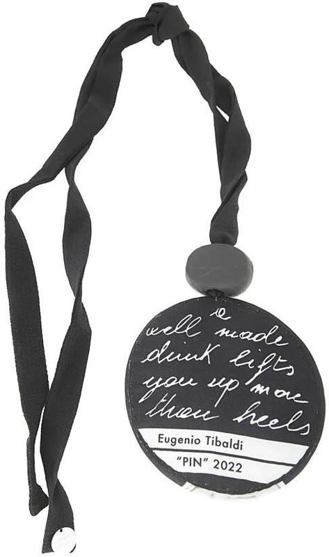 Maria Calderara Kettingen - Fabric Print Pendant Necklace in multi