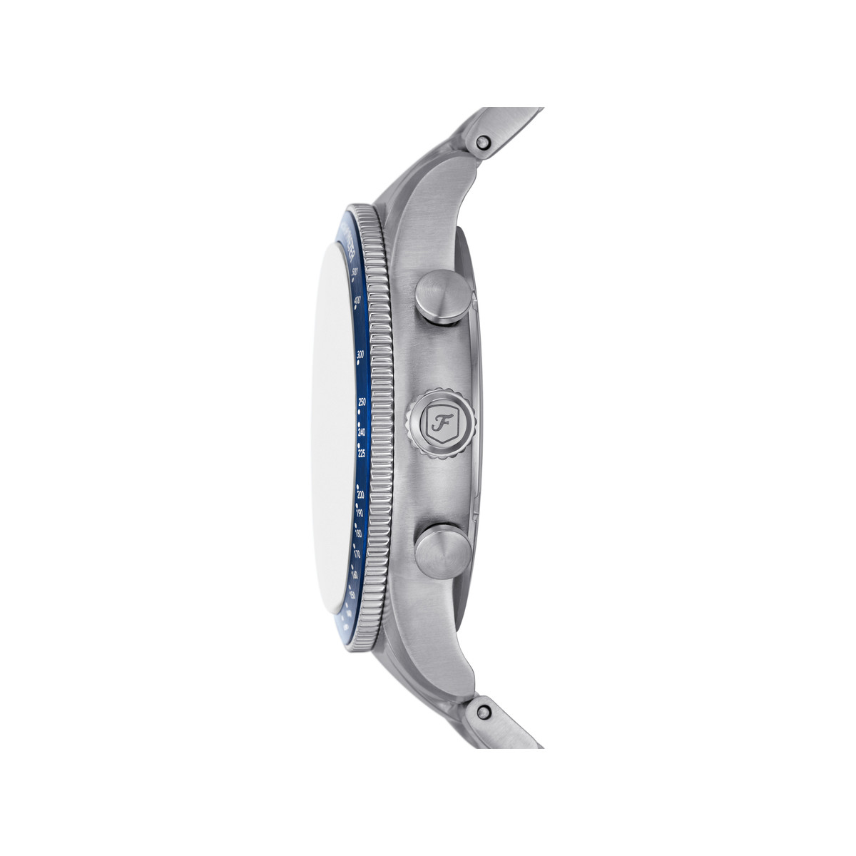 Montre FOSSIL sport tourer homme bracelet acier inoxydable argent