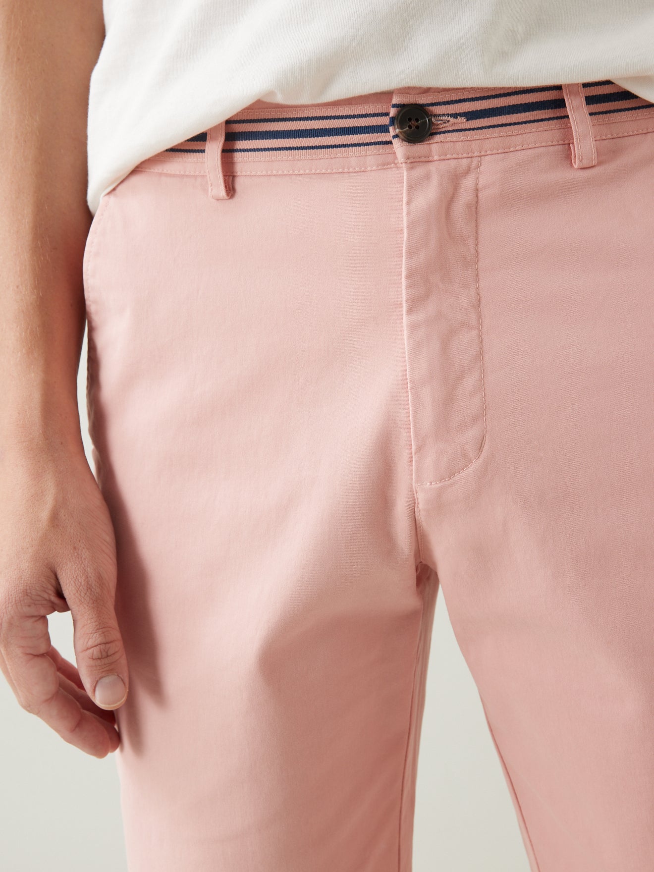 Bermuda droit homme coton stretch