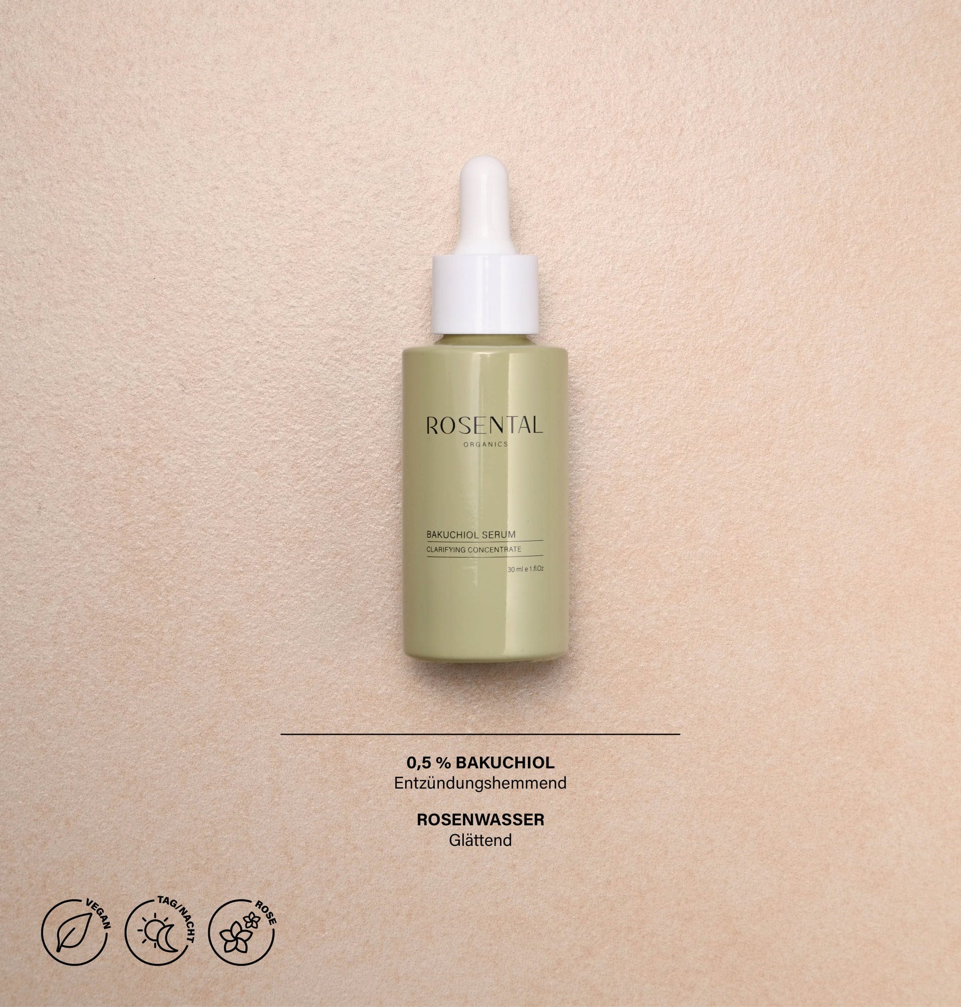 Rosental Organics  Bakuchiol Serum, 30 ml