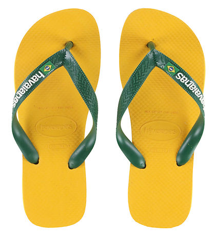Havaianas Flip Flops - Brasilien-Logo - Pop Yellow