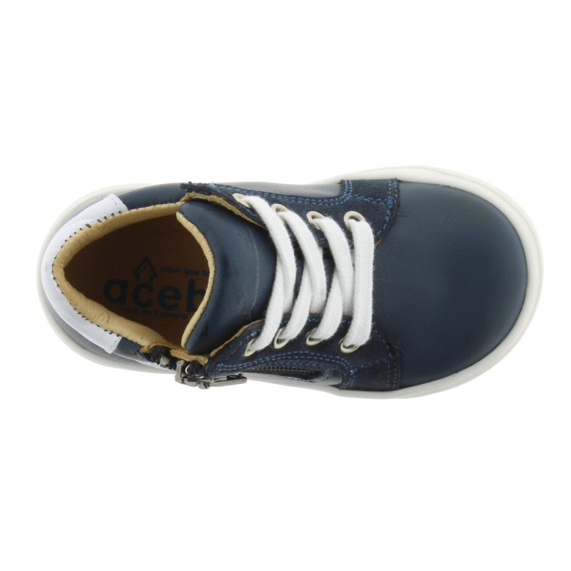 Acebos Acebos Marine Blanc Zip