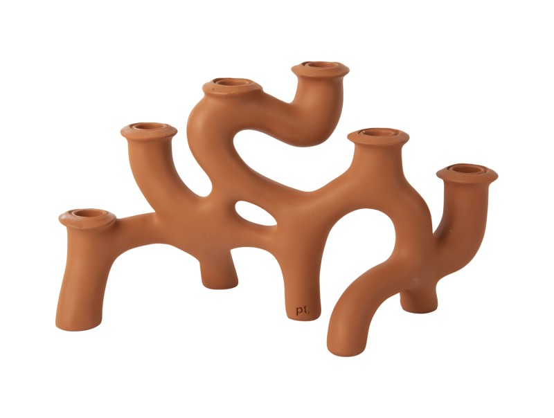 Candle Holder Swirls Large