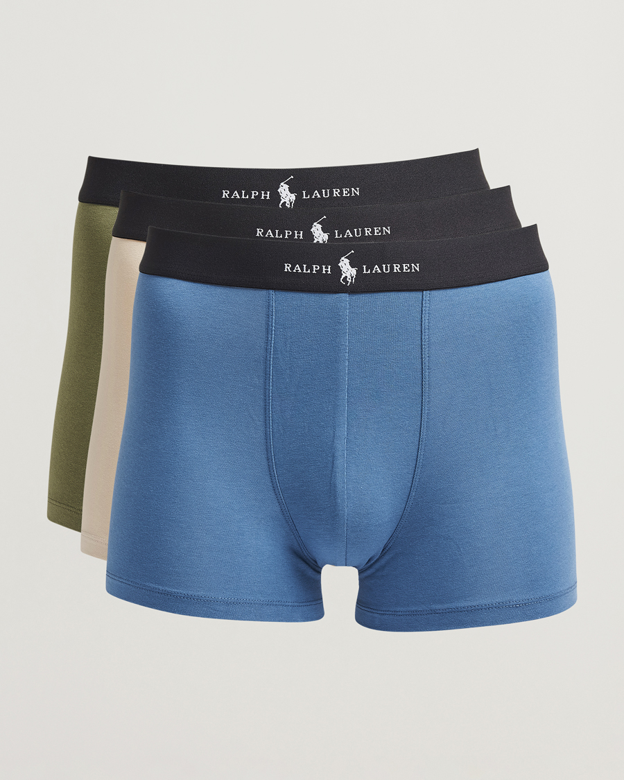 Polo Ralph Lauren 3-Pack Trunk Blue/Green/Grey