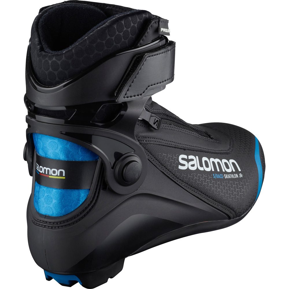 Salomon S/Race Skiathlon Prolink Junior Langlaufschuhe Kinder schwarz blau