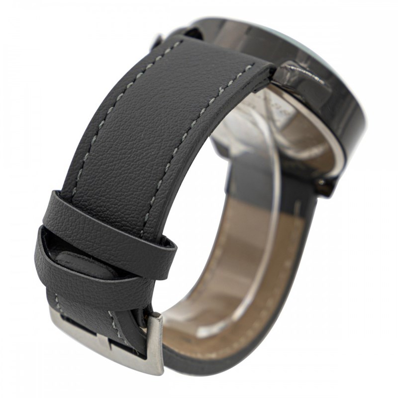 Montre Homme M. JOHN bracelet Cuir Gris