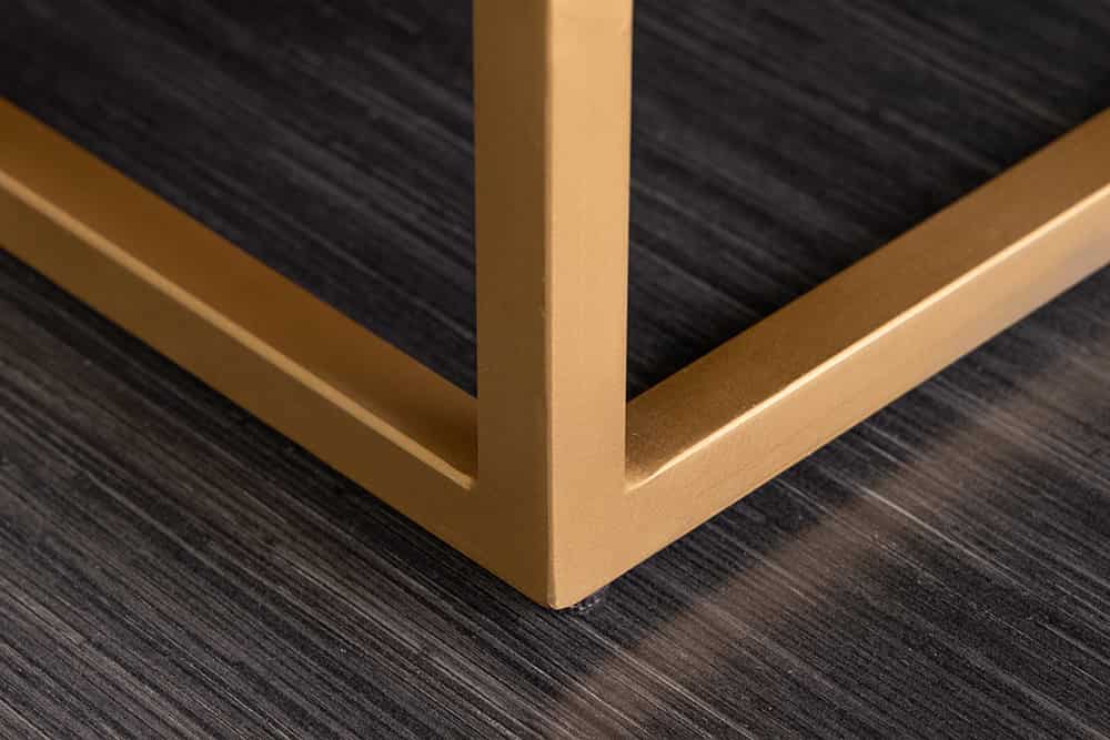 Massives Sideboard ZEN CIRCLES 180cm weiß schwarz gold Mangoholz 3D-Design