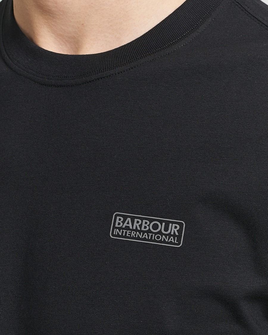 Barbour International Small Logo T-Shirt Black/Pewter