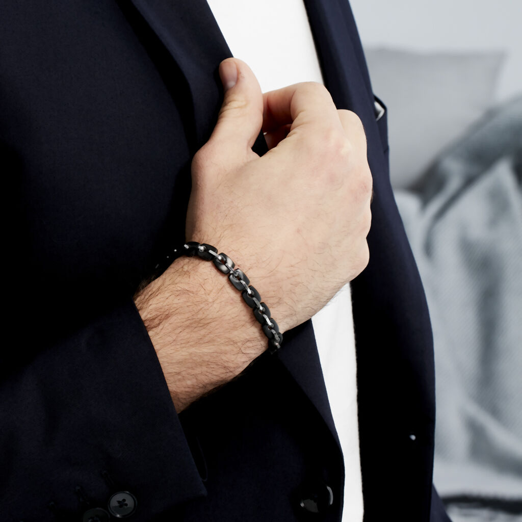 Bracelet Kafe Acier Blanc