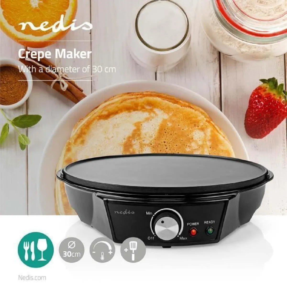 NC Crêpière 30 cm 1000W
