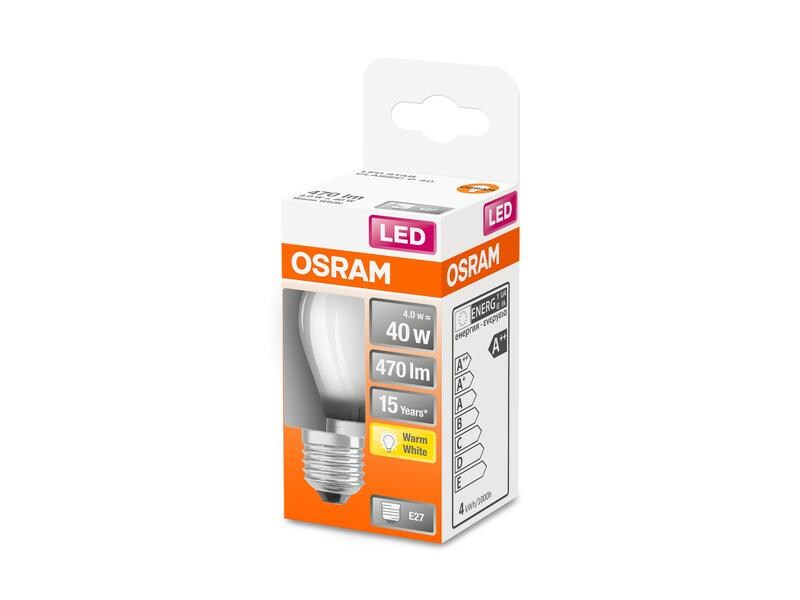 OSRAM Lampe Star Retrofit, 4W, E27 Warmweiss LED-Lampe