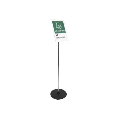 Exacompta Office Exascreen présentoir - pour A4 - noir, clair, aluminium