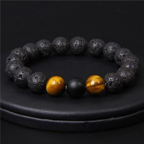 Bracelet courage en oeil de tigre