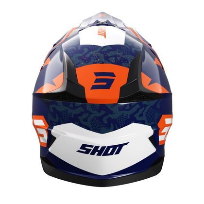 Casque cross Shot PULSE - AIRFIT 2023 - Blanc / Bleu