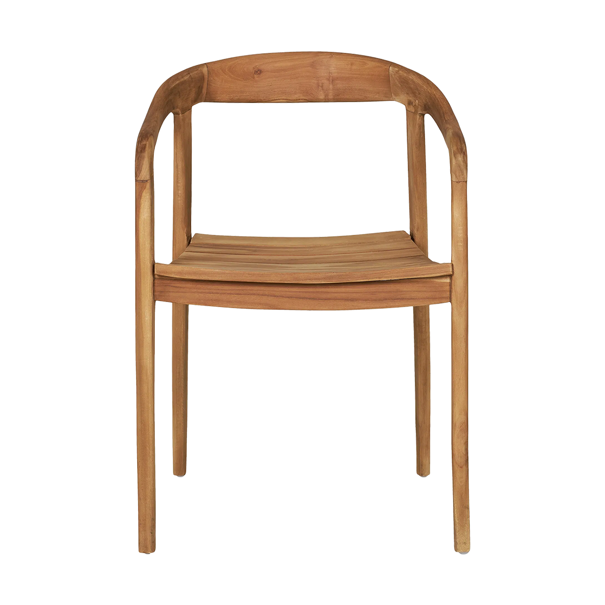Houten tuinstoel Claudette Naturel