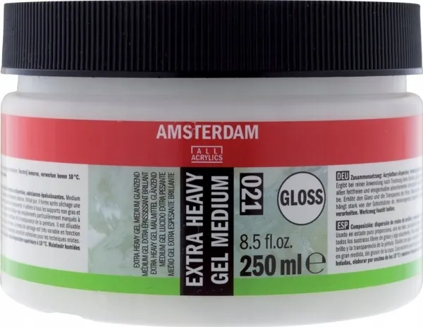 Amsterdam Extra heavy gel medium gloss 021 jar