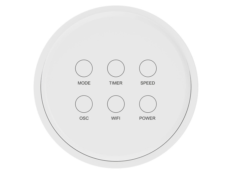 Smart Home torenventilator, bedienbaar via app
