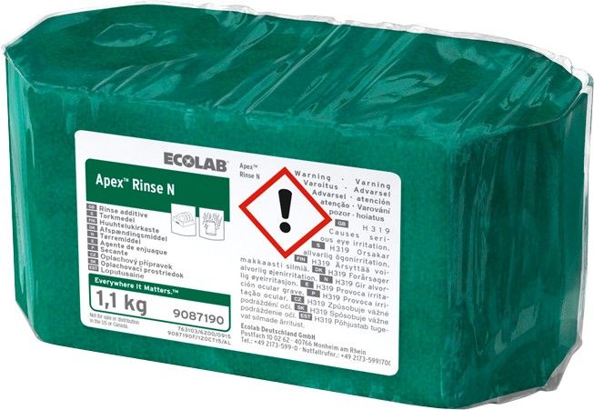 Ecolab Vaatwasmiddel Apex Rinse N (1100 gr)