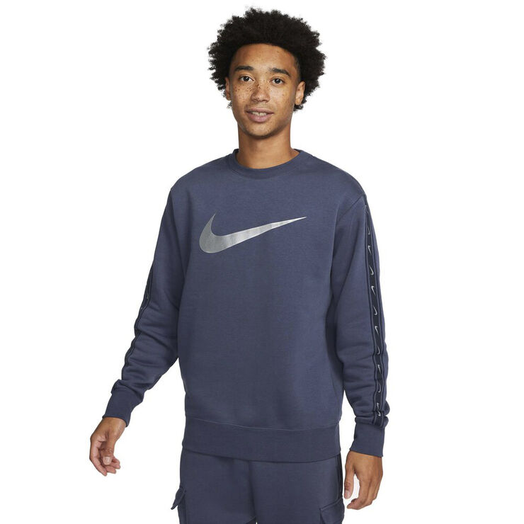 Nike Sportswear Repeat Fleece Sweatshirt Blå